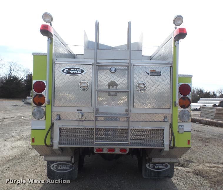 image for item DB0731 1993 International 4800 Crew Cab foam pumper fire truck