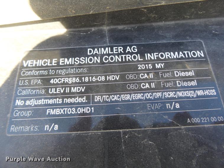 image for item DB1280 2015 Mercedes Benz Sprinter 2500 ambulance by Osage