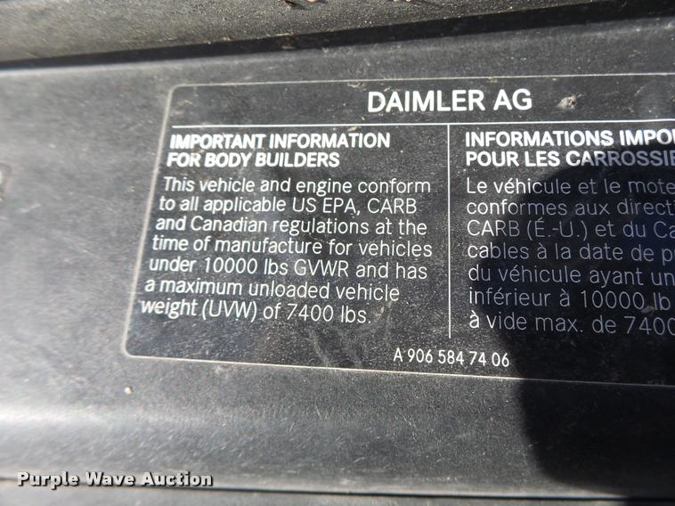 image for item DB1280 2015 Mercedes Benz Sprinter 2500 ambulance by Osage