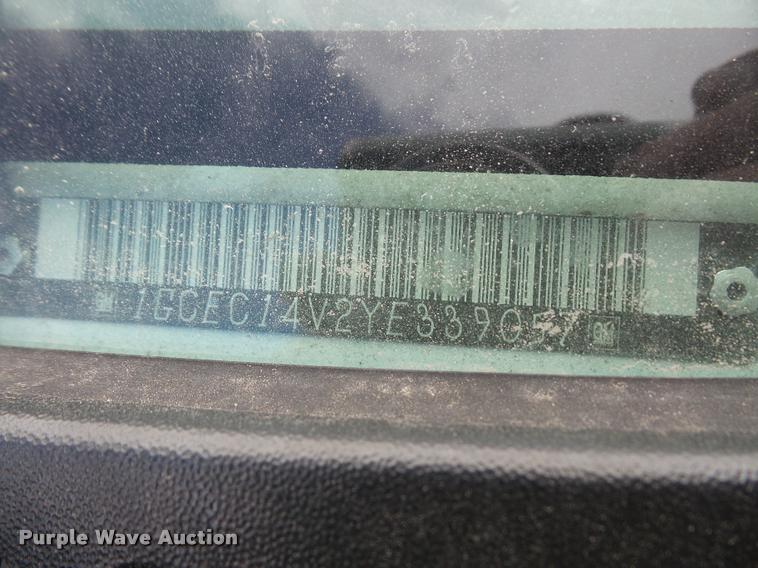 image for item DB2976 2000 Chevrolet Silverado 1500 pickup truck