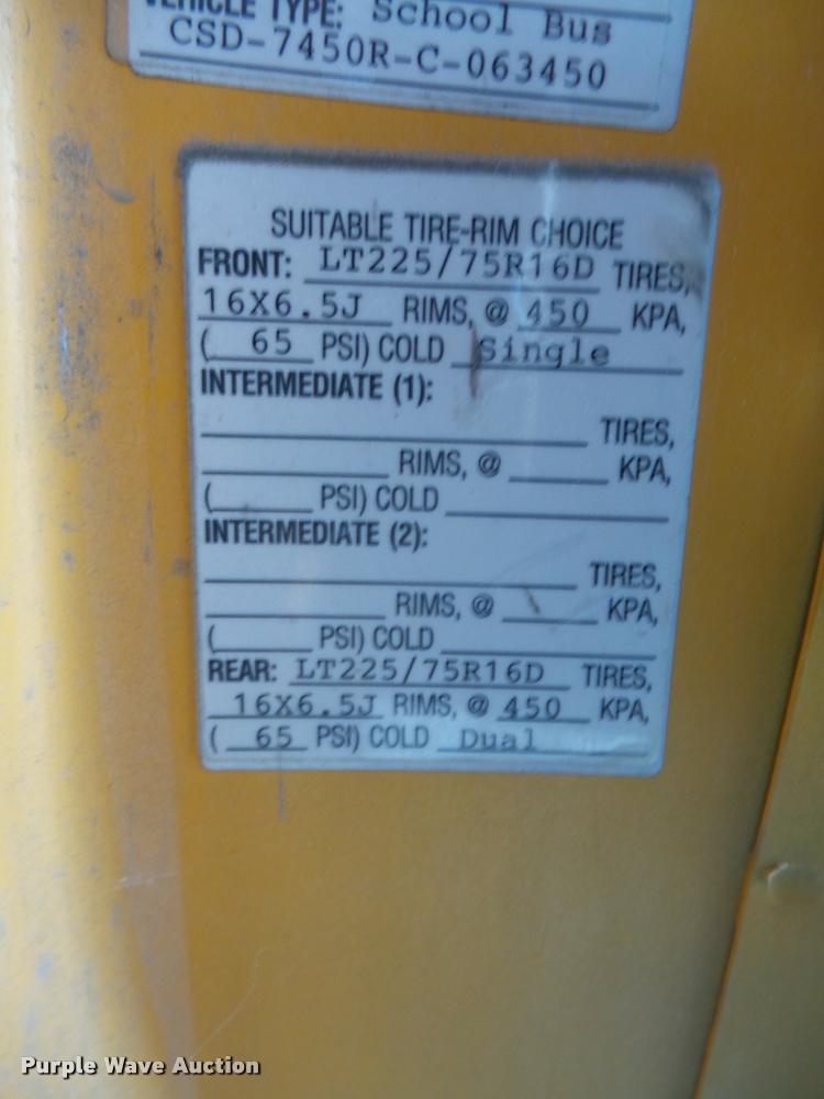 image for item DB2984 2006 Chevrolet Express 3500 Cargo school bus