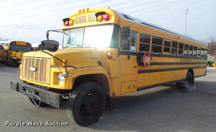 image for item DB2985 2002 Chevrolet Blue Bird school bus