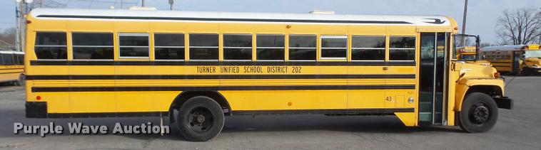 image for item DB2985 2002 Chevrolet Blue Bird school bus