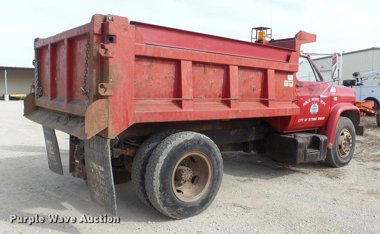 image for item DB3750 1987 GMC TopKick 6000 dump truck