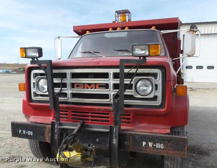 image for item DB3750 1987 GMC TopKick 6000 dump truck