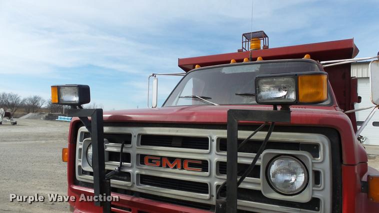 image for item DB3750 1987 GMC TopKick 6000 dump truck