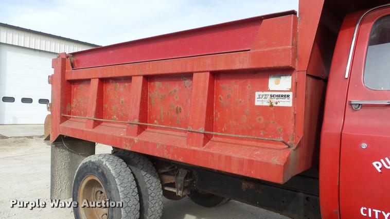 image for item DB3750 1987 GMC TopKick 6000 dump truck