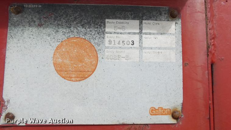 image for item DB3750 1987 GMC TopKick 6000 dump truck