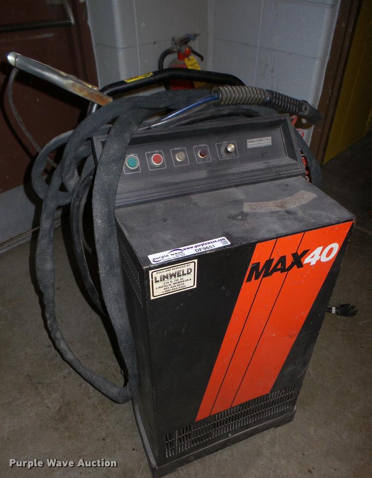 image for item DF9651 Hypertherm Max40 plasma cutter