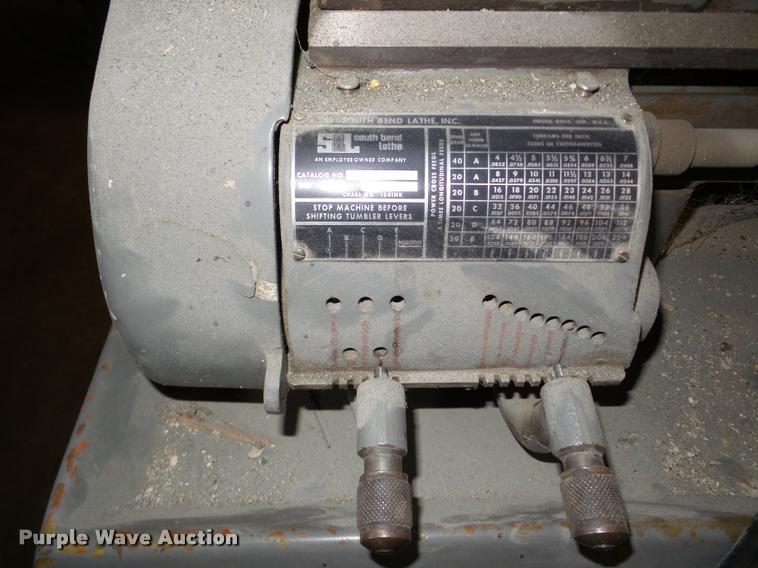 image for item DF9656 South Bend metal lathe