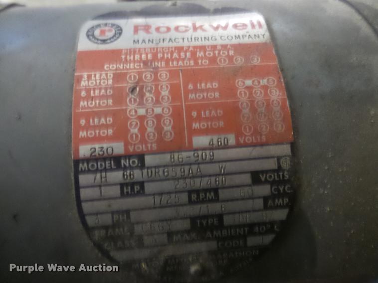 image for item DF9658 Rockwell horizontal milling machine