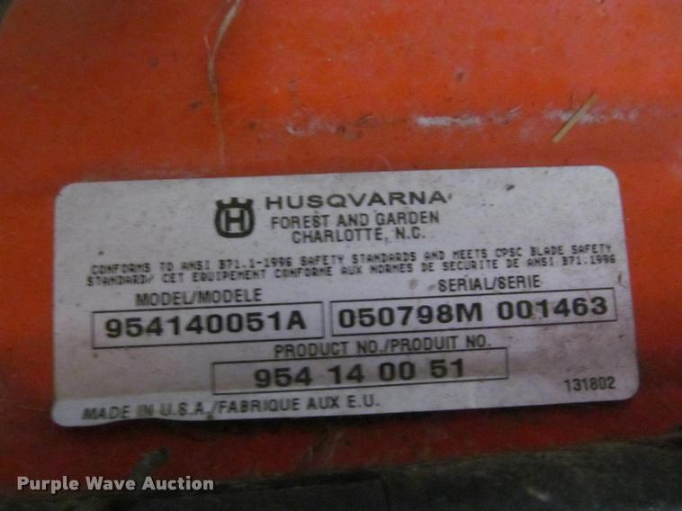 image for item DT9245 Husqvarna lawn mower