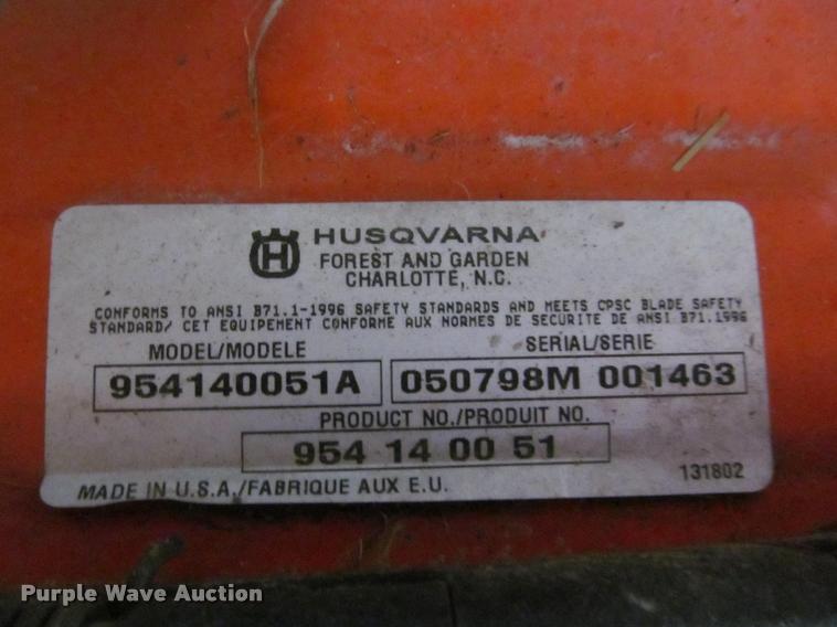image for item DT9245 Husqvarna lawn mower