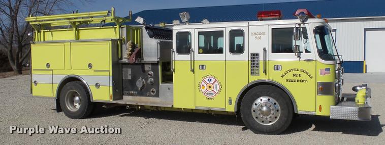 image for item J2637 1989 Pierce Lance pumper fire truck