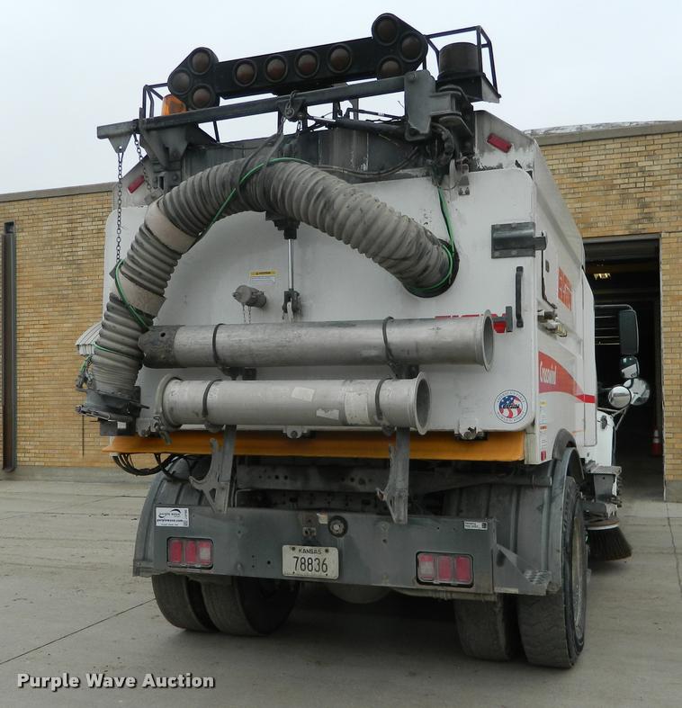 image for item J8798 2012 Freightliner Business Class M2 Elgin Crosswind Regenerative Series J300 street sweeper truck