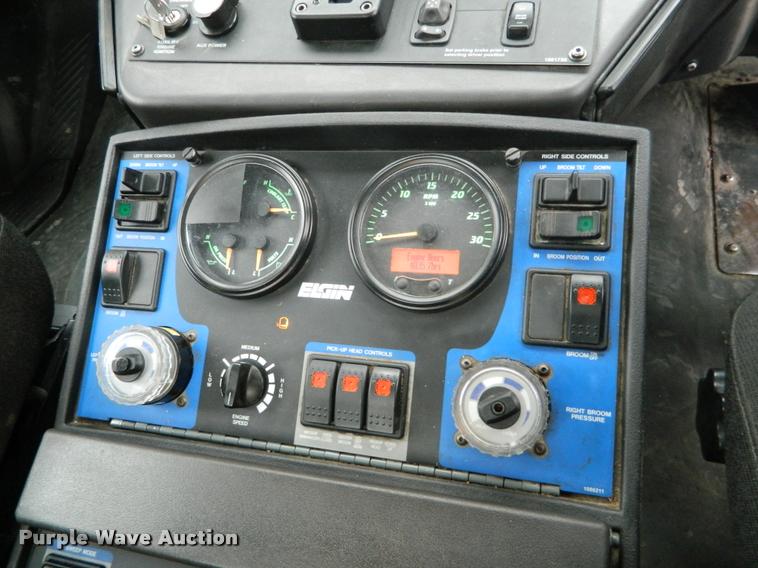 image for item J8798 2012 Freightliner Business Class M2 Elgin Crosswind Regenerative Series J300 street sweeper truck