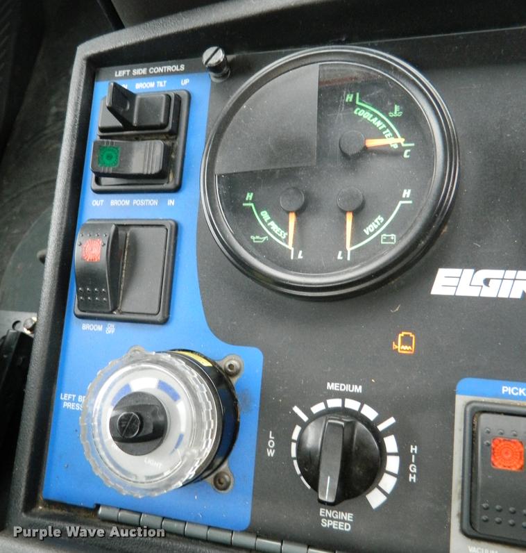 image for item J8798 2012 Freightliner Business Class M2 Elgin Crosswind Regenerative Series J300 street sweeper truck