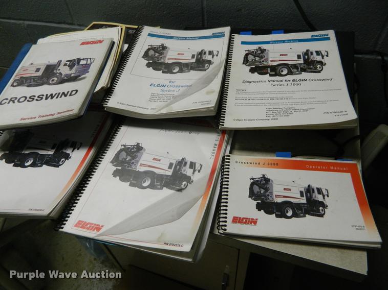 image for item J8798 2012 Freightliner Business Class M2 Elgin Crosswind Regenerative Series J300 street sweeper truck