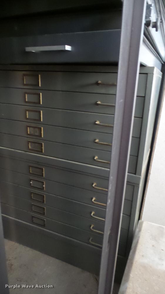 image for item K7384 (3) stackable metal map cases