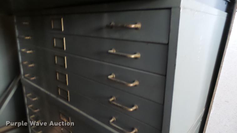 image for item K7384 (3) stackable metal map cases