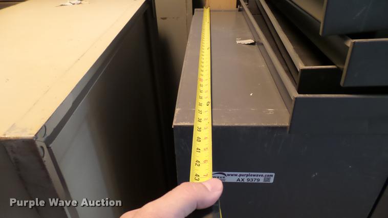 image for item K7384 (3) stackable metal map cases