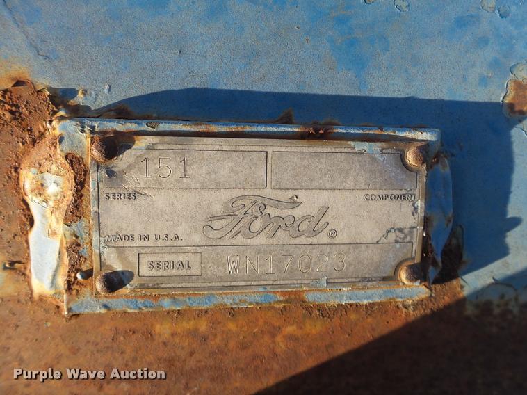 image for item BT9075 Ford 151 four bottom plow