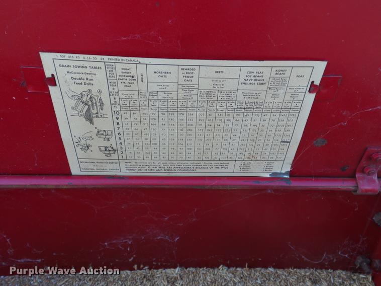 image for item BT9076 McCormick grain drill
