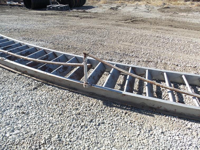 Round grain bin stairs in Odessa, MO Item CC9075 sold Purple Wave