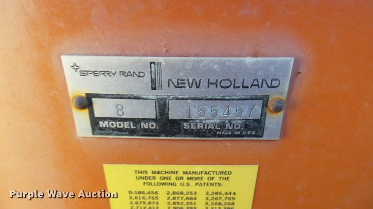 image for item DA0318 New Holland Crop Carrier 8 forage wagon