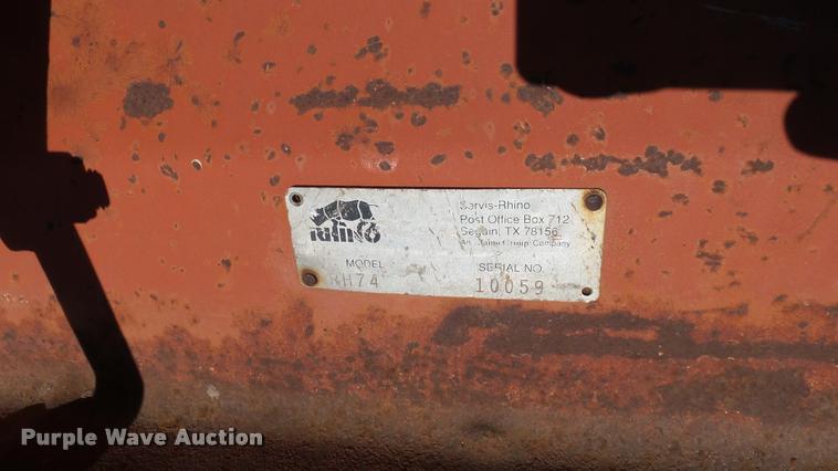 image for item DA0356 Rhino RH74 flail mower