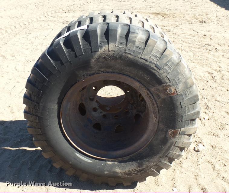 (2) 12.0020 tires and wheels in Kinsley, KS Item DA0374 sold
