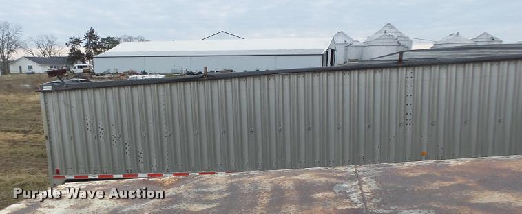 image for item DA3314 1980 Wilson AGH-500 double hopper grain trailer