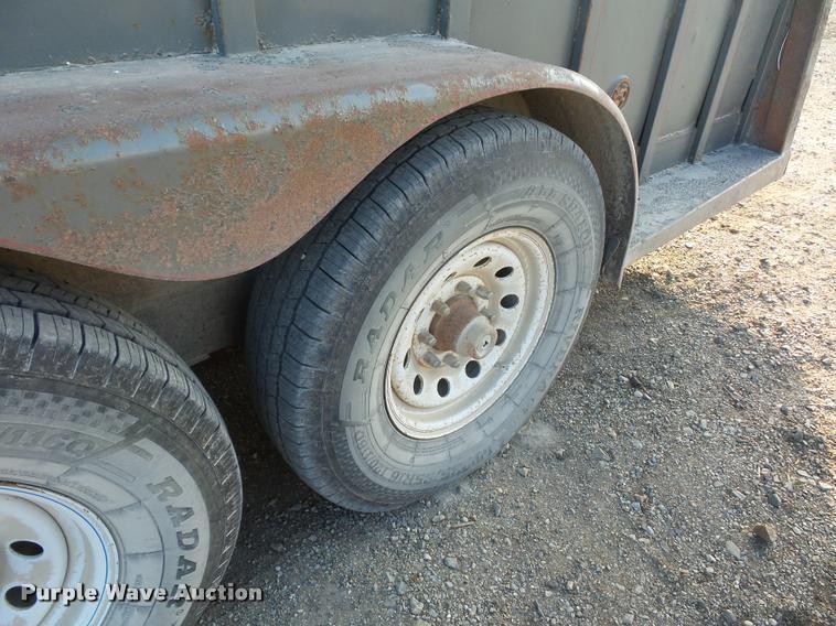 image for item DA5885 1996 Travelute livestock trailer