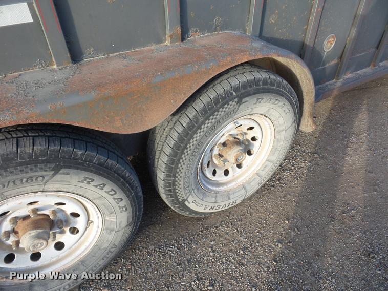 image for item DA5885 1996 Travelute livestock trailer