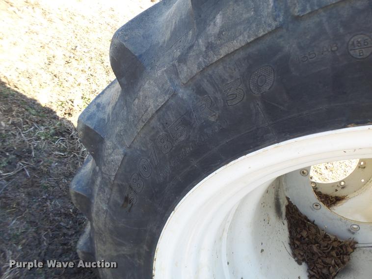 image for item DB1260 (2) Michelin 380/85R30 tires and wheels