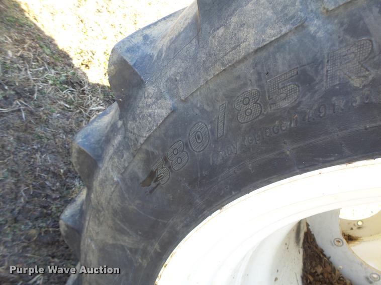 image for item DB1260 (2) Michelin 380/85R30 tires and wheels