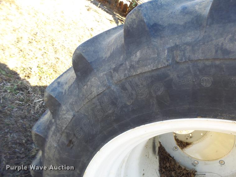 image for item DB1260 (2) Michelin 380/85R30 tires and wheels