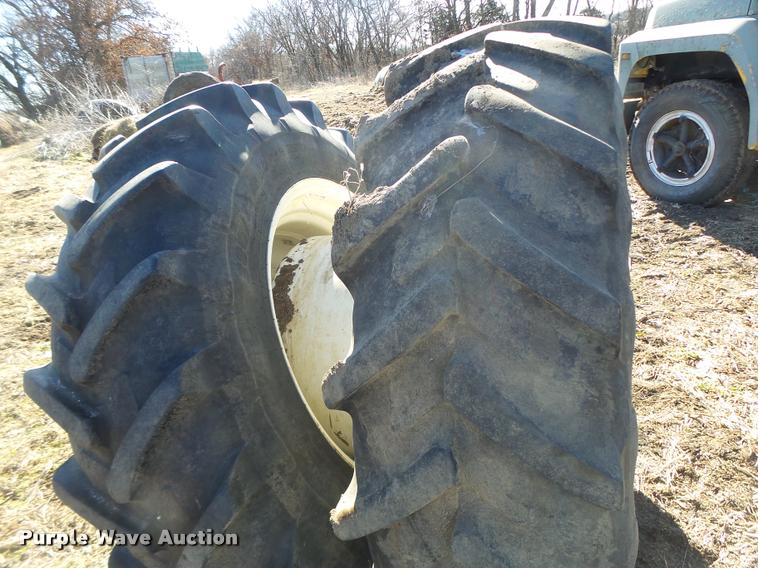 image for item DB1260 (2) Michelin 380/85R30 tires and wheels