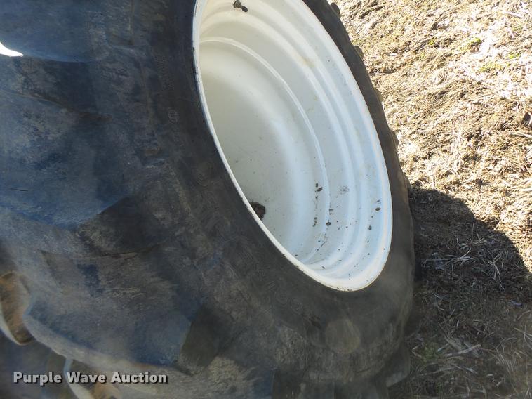 image for item DB1260 (2) Michelin 380/85R30 tires and wheels