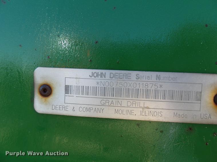 image for item K3349 (2) John Deere 750 grain drills