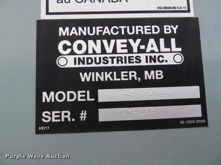 image for item K3353 Convey All BTS295SP seed tender