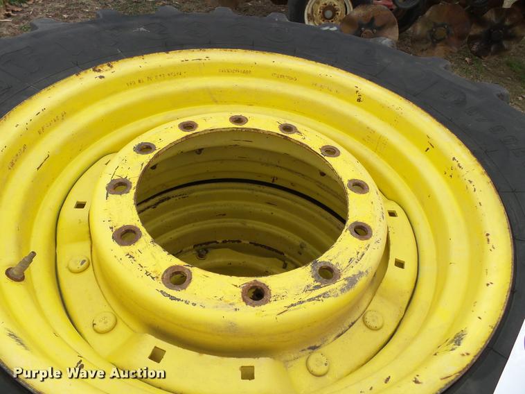 image for item K3380 Firestone 420/90R30 dual tires and wheels