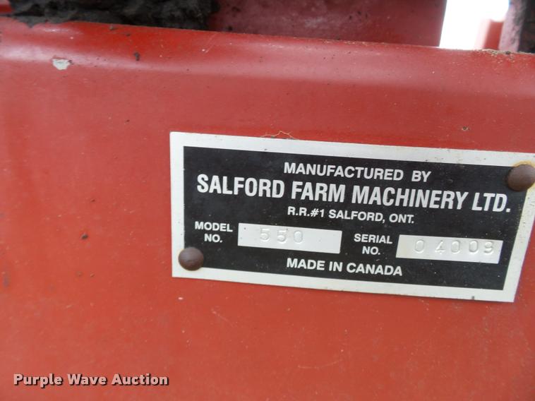 image for item K3382 Salford 550 vertical tillage