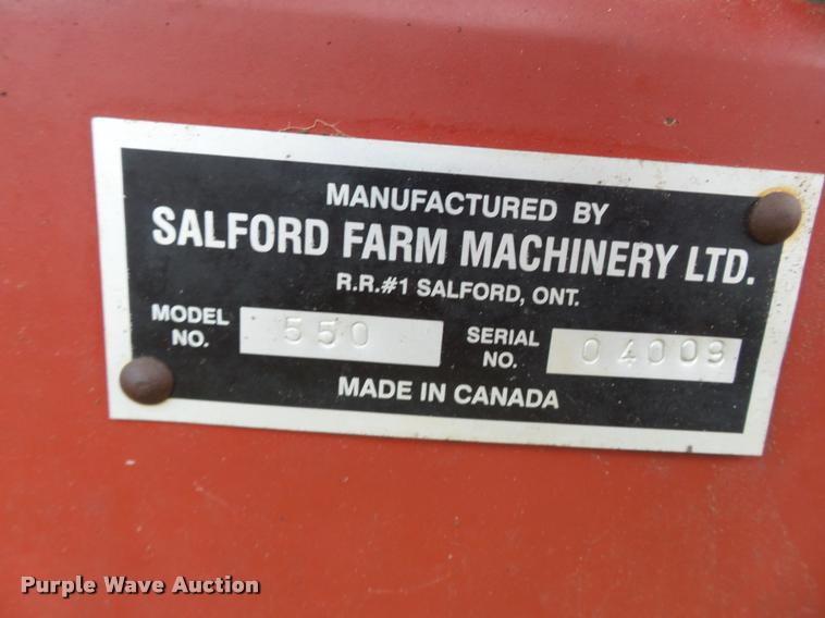 image for item K3382 Salford 550 vertical tillage