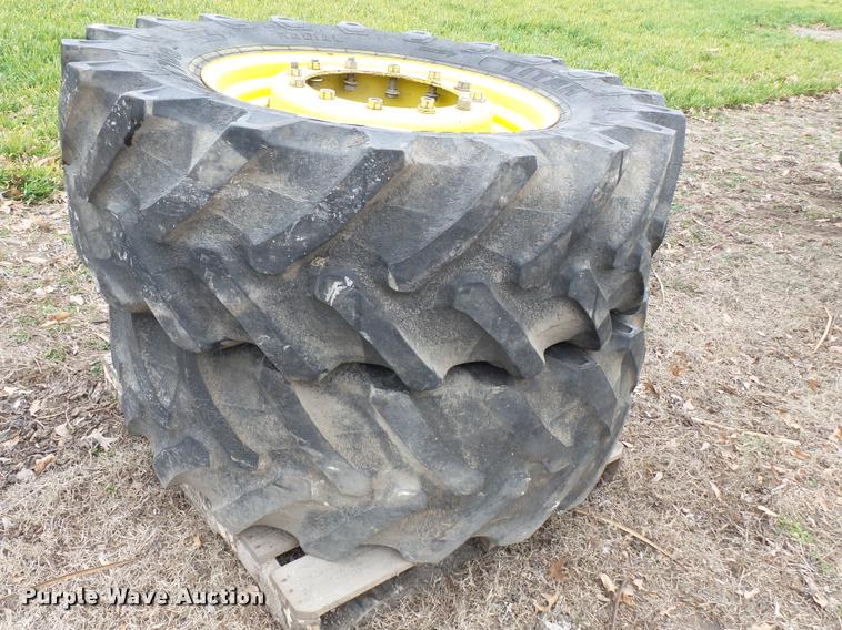 image for item K3384 480/70R30 dual tires and wheels