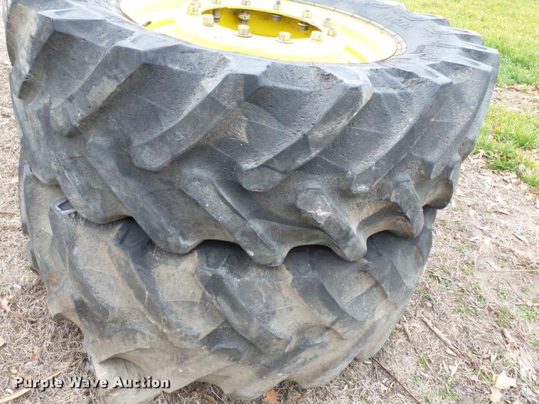 image for item K3384 480/70R30 dual tires and wheels