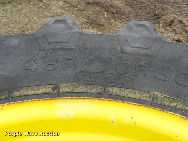 image for item K3384 480/70R30 dual tires and wheels