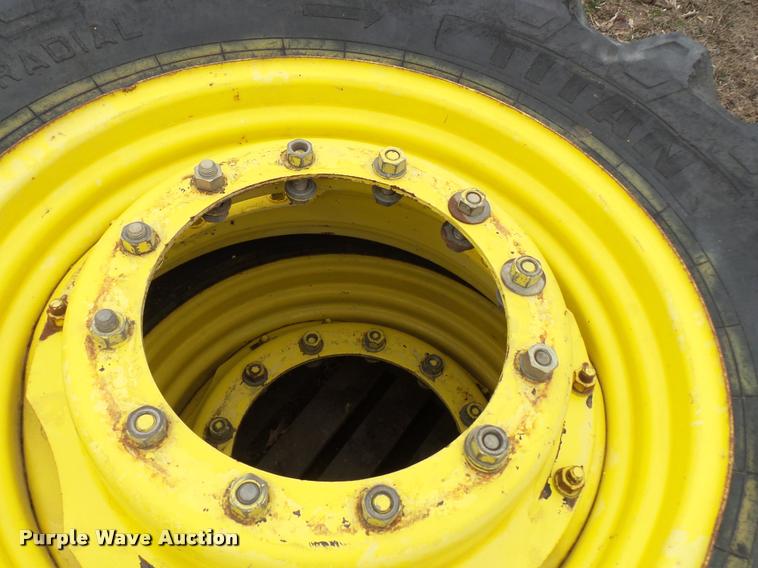 image for item K3384 480/70R30 dual tires and wheels