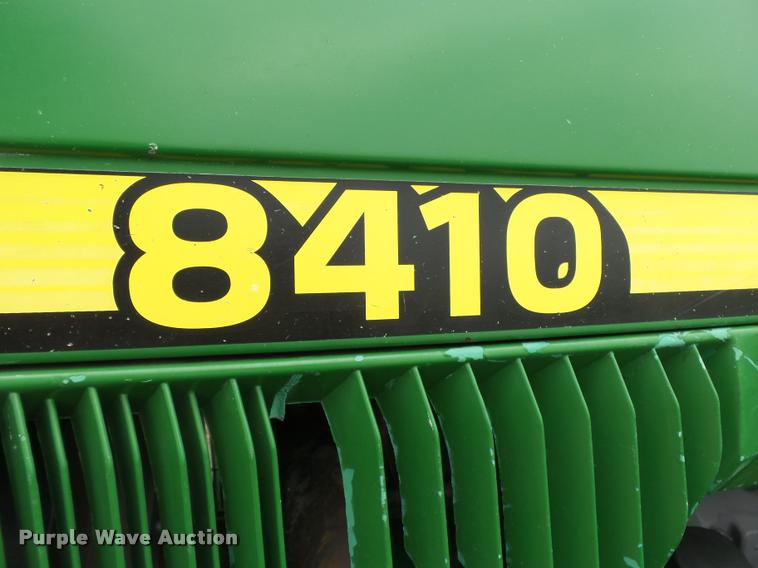 image for item K3387 2001 John Deere 8410 MFWD tractor
