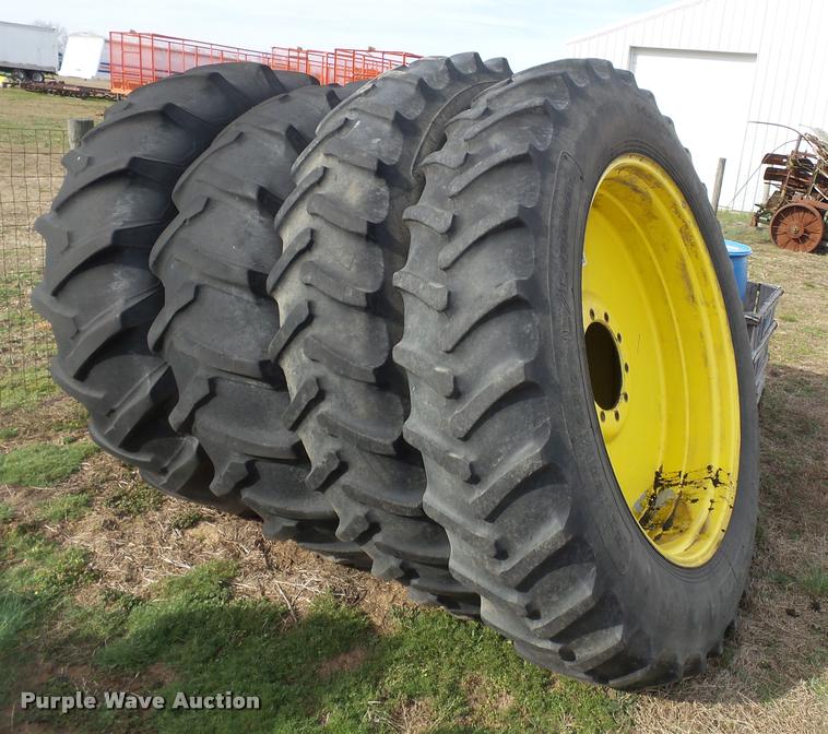 image for item K3390 (2) Kelly Springfield 14.9R46 tires and wheels